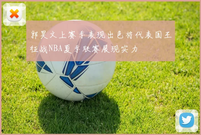 郭昊文上赛季表现出色将代表国王征战NBA夏季联赛展现实力
